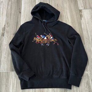 Ralph Lauren Black Polo Hoodie